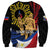 Personalized Lapulapu The First Filipino Hero Sweatshirt Polynesian Pattern