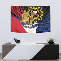 Lapulapu The First Filipino Hero Tapestry Polynesian Pattern