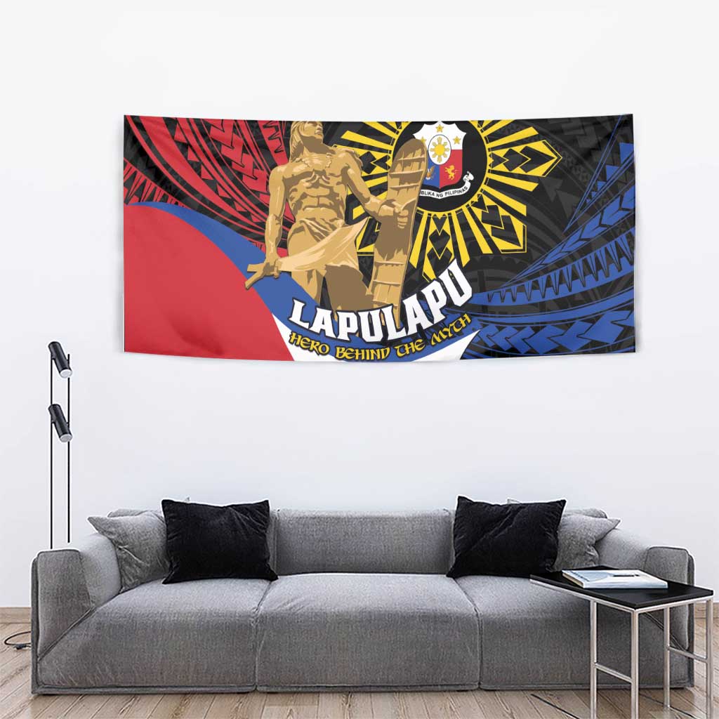 Lapulapu The First Filipino Hero Tapestry Polynesian Pattern