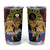 Personalized Lapulapu The First Filipino Hero Tumbler Cup Polynesian Pattern