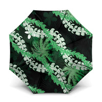 Puakenikeni Maile Lei Umbrella Frangipani Green Tropical Leaves