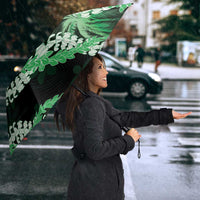 Puakenikeni Maile Lei Umbrella Frangipani Green Tropical Leaves
