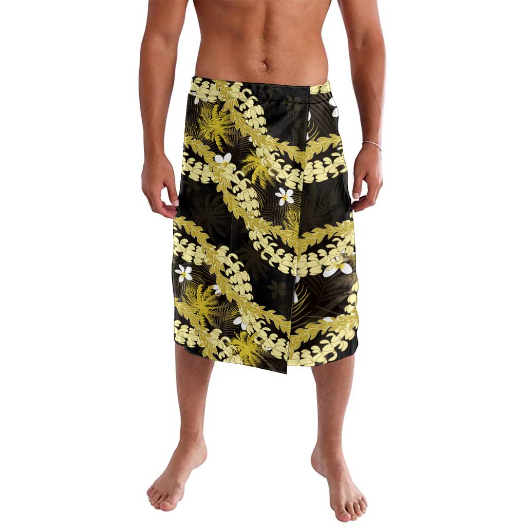 Puakenikeni Maile Lei Lavalava Frangipani Yellow Tropical Leaves LT01 Yellow - Polynesian Pride