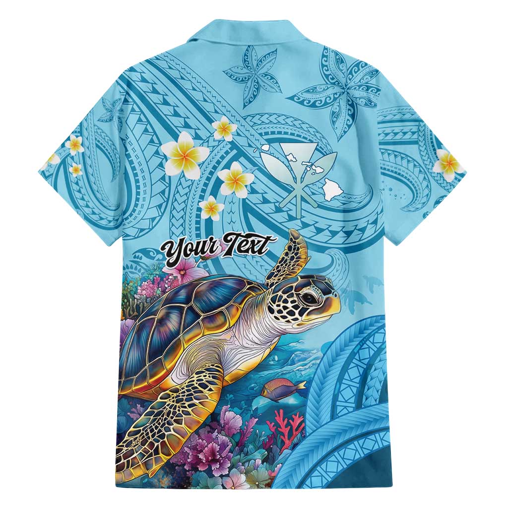 Personalized Hawaii Sea Turtle Family Matching Puletasi and Hawaiian Shirt Hawaii Map Ocean Vibes