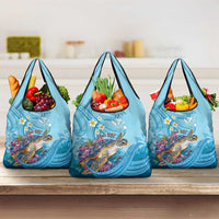 Personalized Hawaii Sea Turtle Grocery Bag Hawaii Map Ocean Vibes