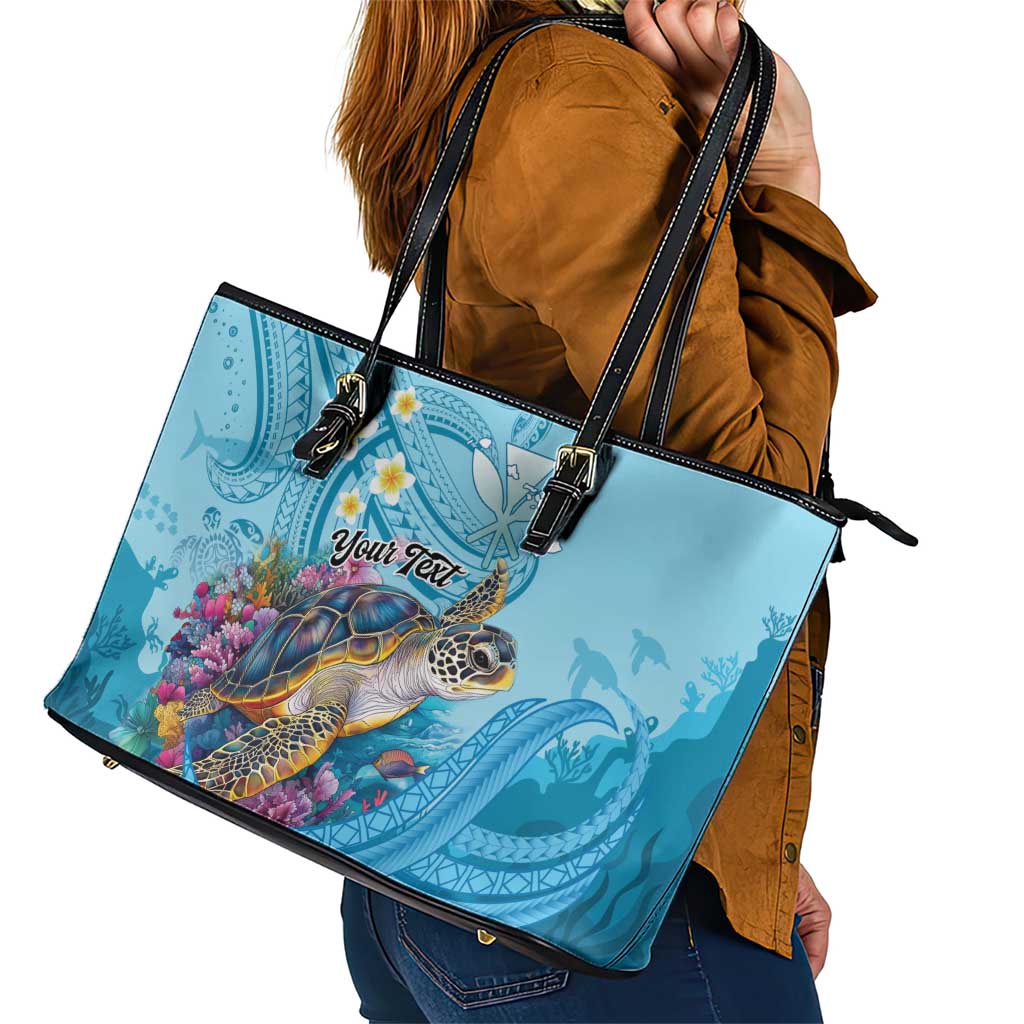 customized travel map tote bags Personalized Hawaii Sea Turtle Leather Tote Bag Hawaii Map Ocean Vibes