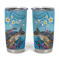 Personalized Hawaii Sea Turtle Tumbler Cup Hawaii Map Ocean Vibes