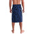 Philippines Spirit Tribal Sun Plumeria Lavalava Red And Blue Polynesian Pattern