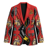 Papua New Guinea 50th Independence Blazer PNG Batik Pattern - Polynesian Pride