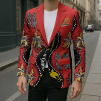 Papua New Guinea 50th Independence Blazer PNG Batik Pattern - Polynesian Pride