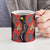 Papua New Guinea 50th Independence Ceramic Mug PNG Batik Pattern - Polynesian Pride