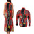 Papua New Guinea 50th Independence Couples Matching Tank Maxi Dress and Long Sleeve Button Shirt PNG Batik Pattern - Polynesian Pride