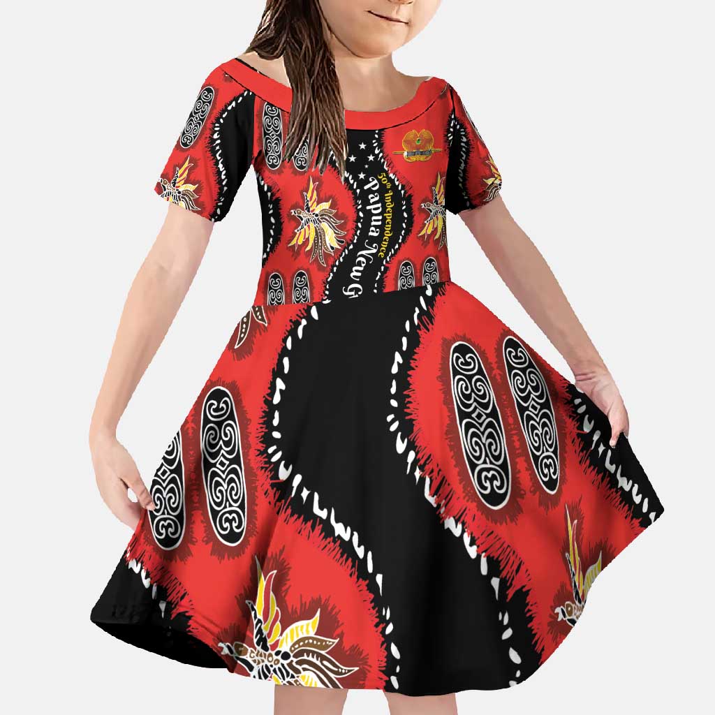 Papua New Guinea 50th Independence Family Matching Mermaid Dress and Hawaiian Shirt PNG Batik Pattern - Polynesian Pride