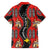 Papua New Guinea 50th Independence Family Matching Off The Shoulder Long Sleeve Dress and Hawaiian Shirt PNG Batik Pattern - Polynesian Pride