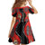 Papua New Guinea 50th Independence Family Matching Off Shoulder Maxi Dress and Hawaiian Shirt PNG Batik Pattern - Polynesian Pride