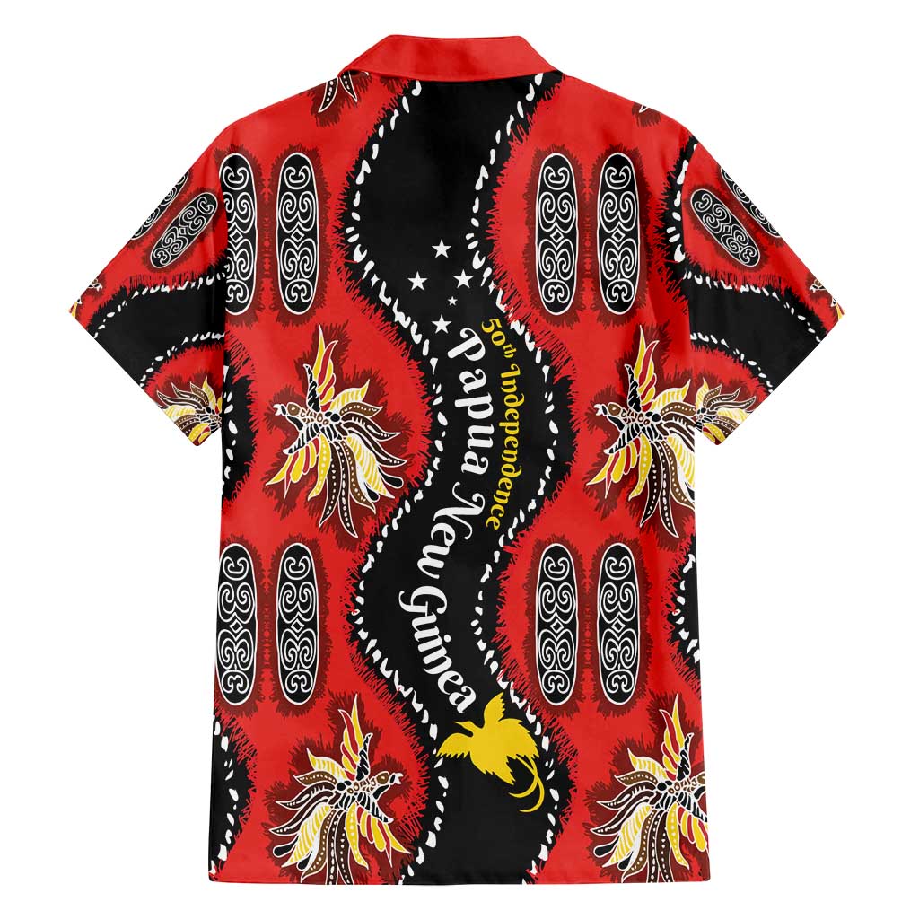 Papua New Guinea 50th Independence Family Matching Puletasi and Hawaiian Shirt PNG Batik Pattern - Polynesian Pride