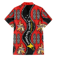 Papua New Guinea 50th Independence Family Matching Puletasi and Hawaiian Shirt PNG Batik Pattern - Polynesian Pride