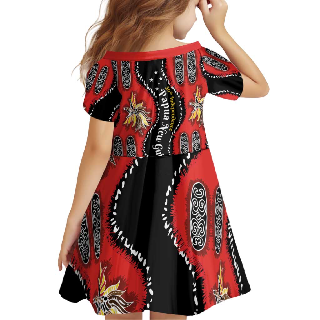 Papua New Guinea 50th Independence Family Matching Summer Maxi Dress and Hawaiian Shirt PNG Batik Pattern - Polynesian Pride