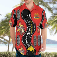 Papua New Guinea 50th Independence Hawaiian Shirt PNG Batik Pattern - Polynesian Pride
