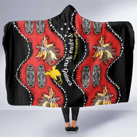 Papua New Guinea 50th Independence Hooded Blanket PNG Batik Pattern - Polynesian Pride