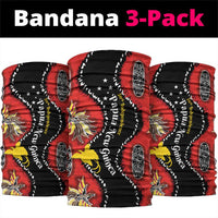 Papua New Guinea 50th Independence Neck Gaiter PNG Batik Pattern - Polynesian Pride