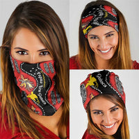 Papua New Guinea 50th Independence Neck Gaiter PNG Batik Pattern - Polynesian Pride