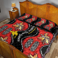 Papua New Guinea 50th Independence Quilt Bed Set PNG Batik Pattern - Polynesian Pride
