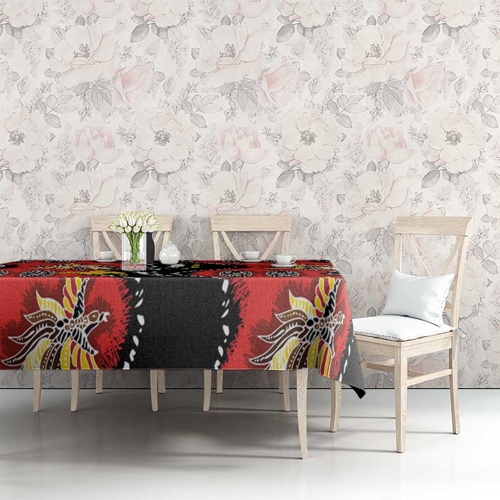 Papua New Guinea 50th Independence Tablecloth PNG Batik Pattern - Polynesian Pride