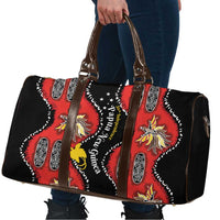 Papua New Guinea 50th Independence Travel Bag PNG Batik Pattern - Polynesian Pride