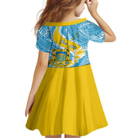 personalised-tuvalu-independence-day-family-matching-short-sleeve-bodycon-dress-and-hawaiian-shirt-plumeria-45th-anniversary