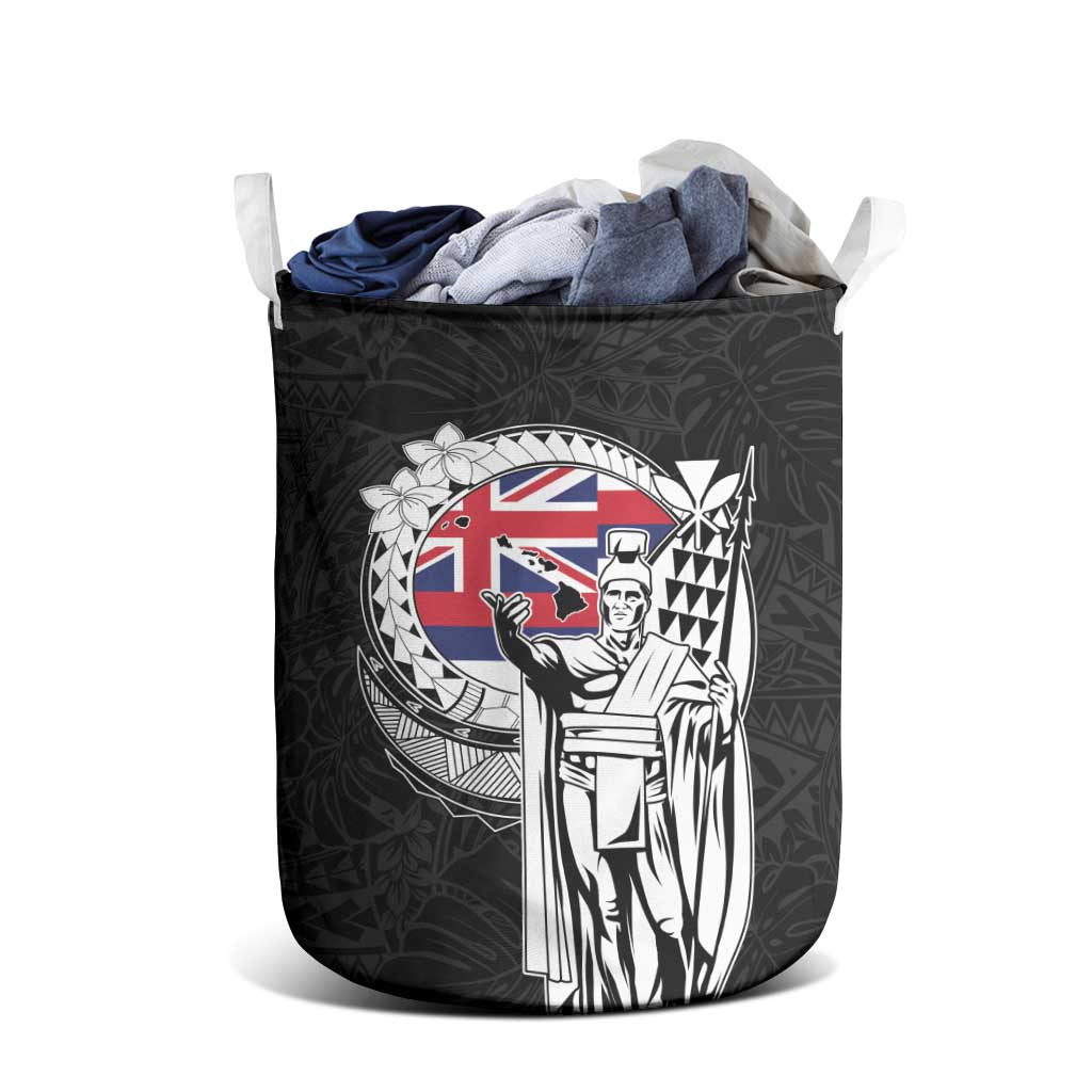 Hawaii King Kamehameha Laundry Basket Flag Polynesian Pattern LT01 - Polynesian Pride