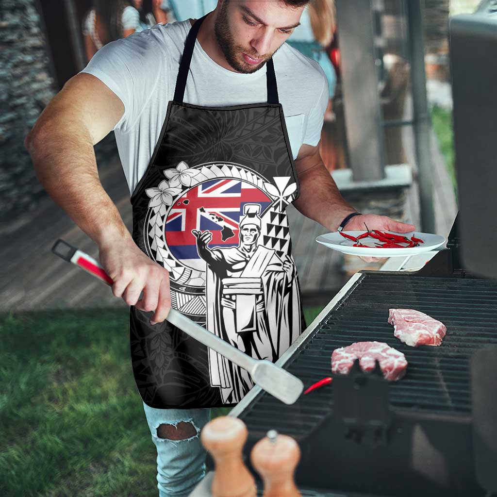 Hawaii King Kamehameha Apron Flag Polynesian Pattern