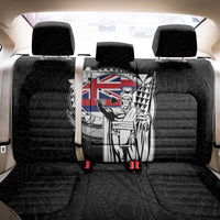 Hawaii King Kamehameha Back Car Seat Cover Flag Polynesian Pattern