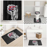 Hawaii King Kamehameha Bathroom Set Flag Polynesian Pattern LT01 - Polynesian Pride