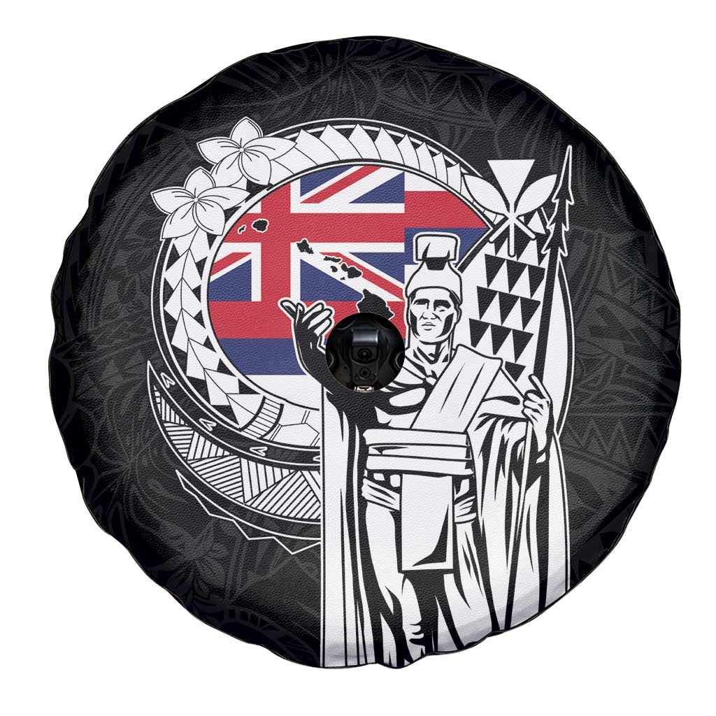 Hawaii King Kamehameha Spare Tire Cover Flag Polynesian Pattern