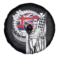 Hawaii King Kamehameha Spare Tire Cover Flag Polynesian Pattern
