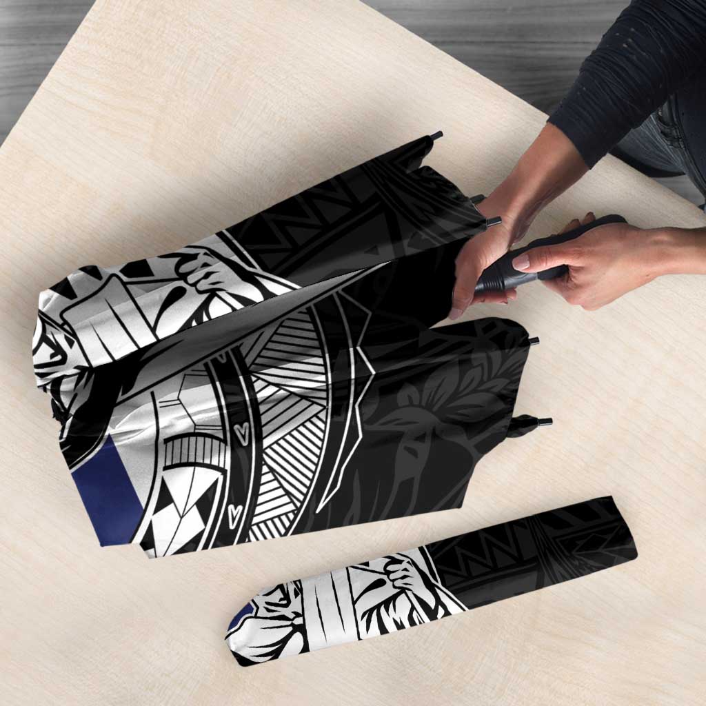 Hawaii King Kamehameha Umbrella Flag Polynesian Pattern