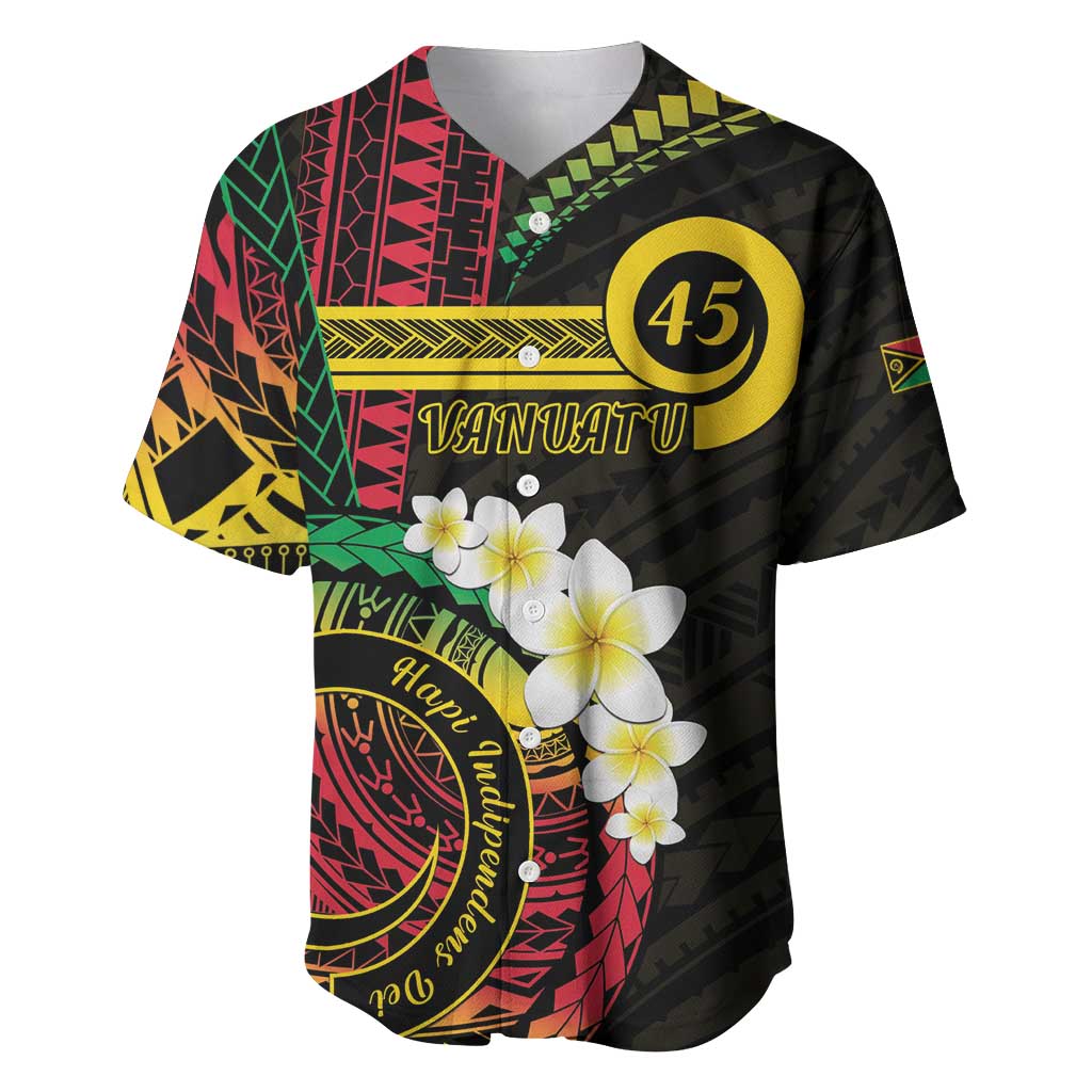 Vanuatu Independence Day Baseball Jersey Yumi 44th Hapi Indipendens Dei