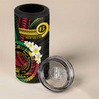 Vanuatu Independence Day 4 in 1 Can Cooler Tumbler Yumi 45th Hapi Indipendens Dei LT01