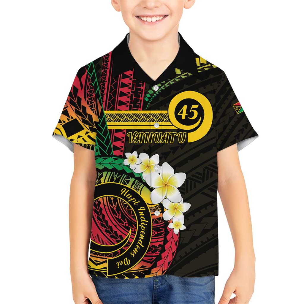 Vanuatu Independence Day Family Matching Puletasi and Hawaiian Shirt Yumi 45th Hapi Indipendens Dei LT01