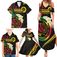 Vanuatu Independence Day Family Matching Summer Maxi Dress and Hawaiian Shirt Yumi 45th Hapi Indipendens Dei LT01