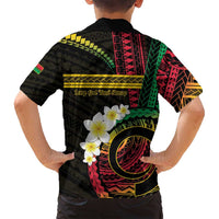 Vanuatu Independence Day Family Matching Tank Maxi Dress and Hawaiian Shirt Yumi 45th Hapi Indipendens Dei LT01
