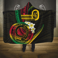 Vanuatu Independence Day Hooded Blanket Yumi 46th Hapi Indipendens Dei LT01 - Polynesian Pride