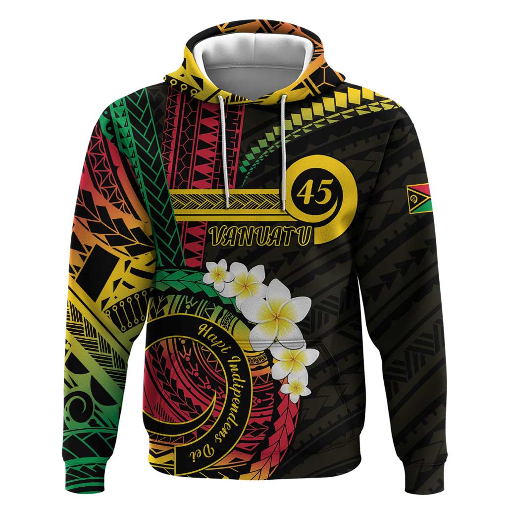 Vanuatu Independence Day Hoodie Yumi 45th Hapi Indipendens Dei LT01