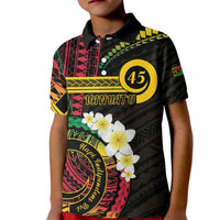 Vanuatu Independence Day Kid Polo Shirt Yumi 45th Hapi Indipendens Dei LT01