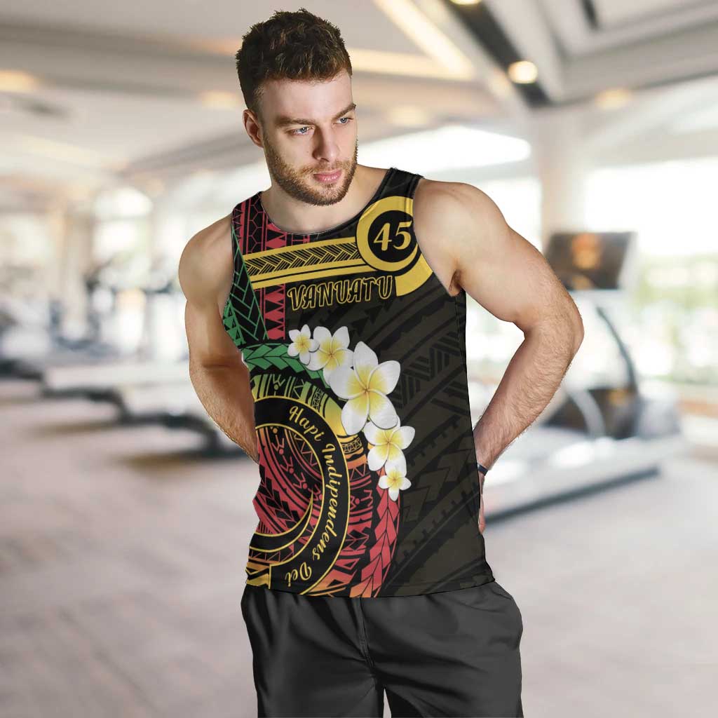 Vanuatu Independence Day Men Tank Top Yumi 45th Hapi Indipendens Dei LT01
