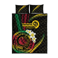 Vanuatu Independence Day Quilt Bed Set Yumi 46th Hapi Indipendens Dei LT01 - Polynesian Pride