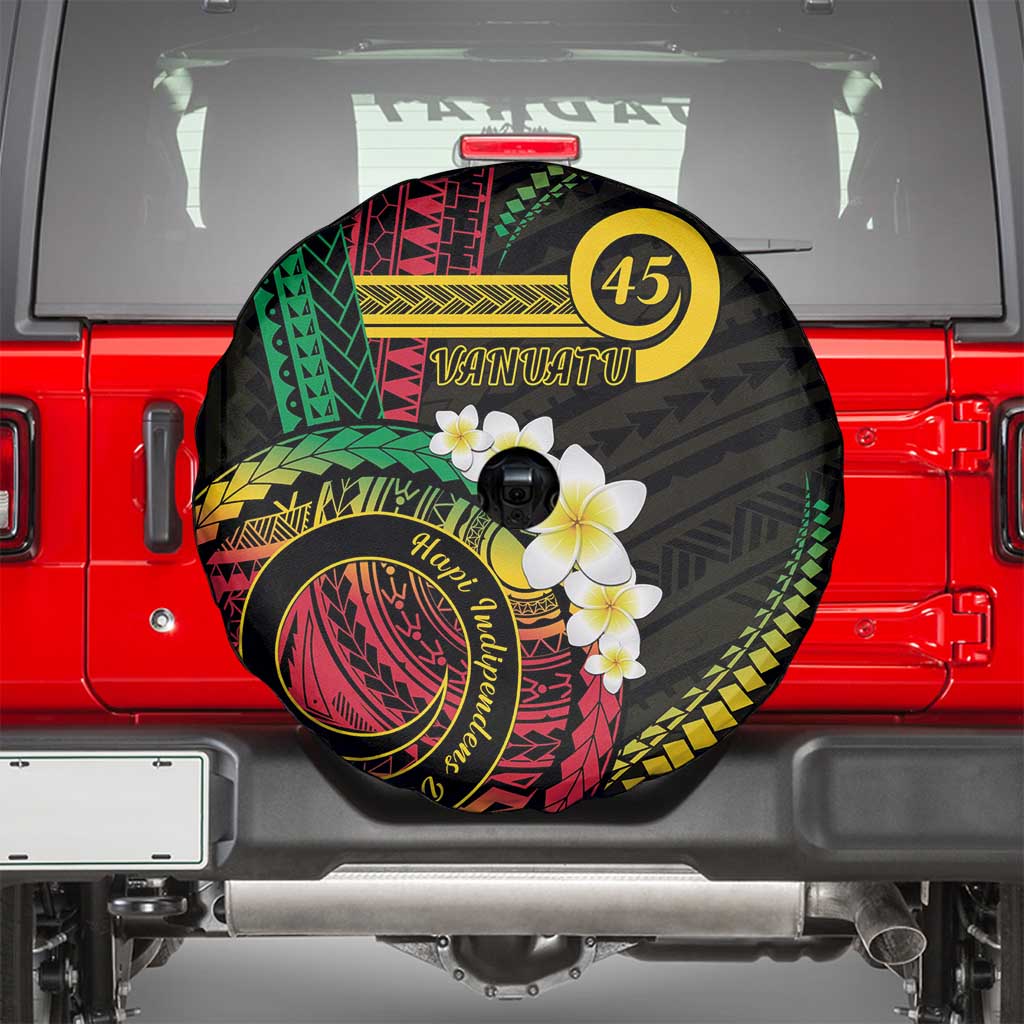 Vanuatu Independence Day Spare Tire Cover Yumi 45th Hapi Indipendens Dei LT01