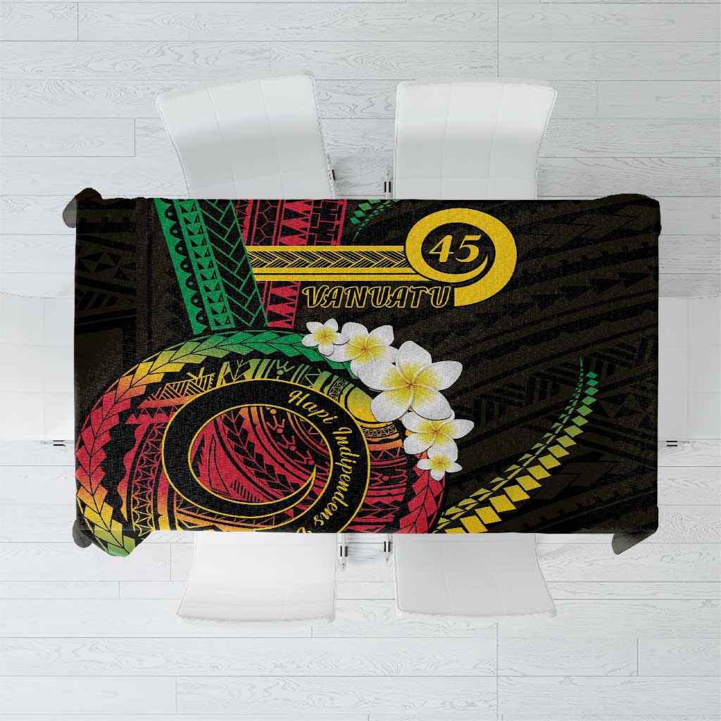 Vanuatu Independence Day Tablecloth Yumi 44th Hapi Indipendens Dei