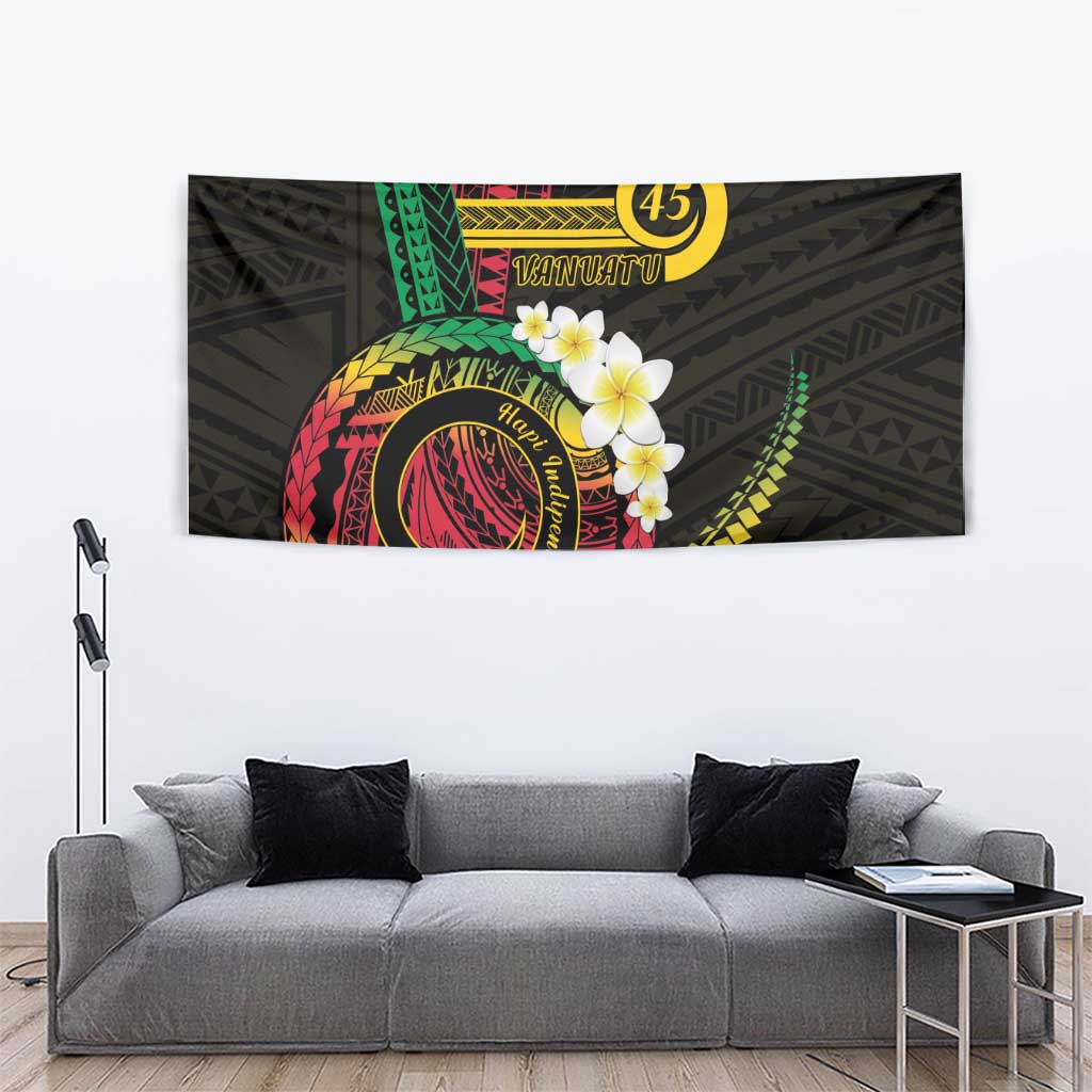 Vanuatu Independence Day Tapestry Yumi 45th Hapi Indipendens Dei LT01